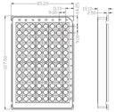 0.5ml 96-Well Deep Well Plate for KingFisher Flex, Sterile 50/cs