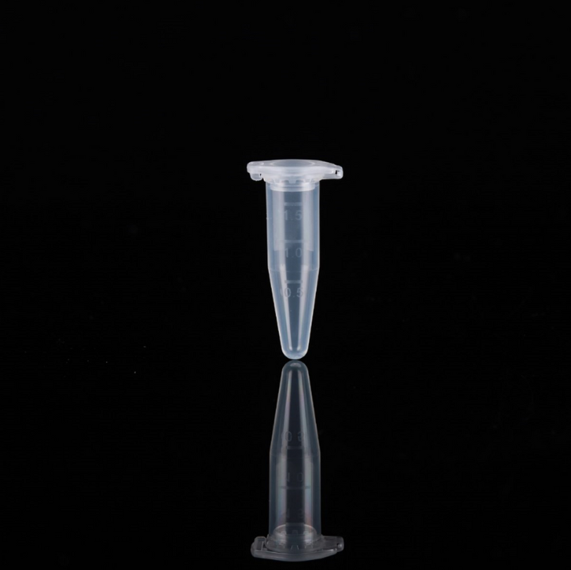 1.5ml Microcentrifuge Tube, Clear, Sterile, Conical, Lock Cap, 400/pk, 4000/cs