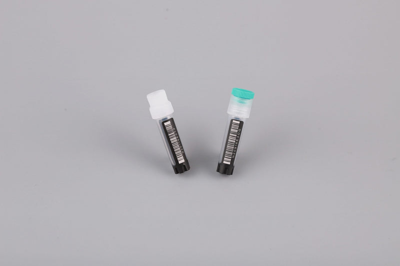 3D Barcode 1.8 mL Cryogenic Vial, Self-Standing, External Thread, Double Secure Cap, 10*10/rack, 10 racks /cs, 1000 vials/cs