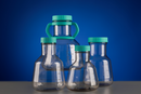 3L PC High Efficient Erlenmeyer Flasks, Flat Base, Vent Filter Cap, Sterile, 1/pk, 4/cs