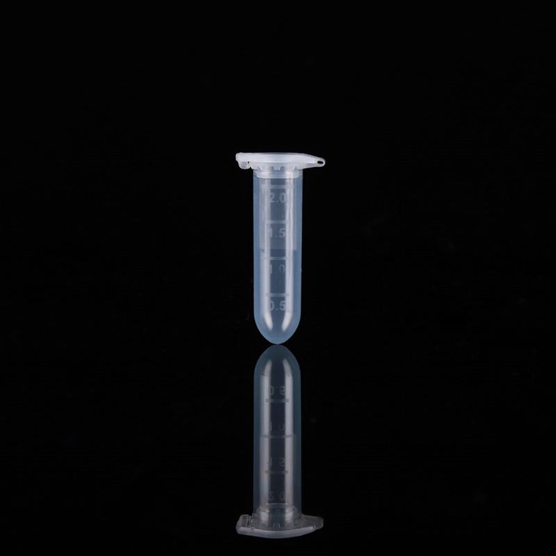 2.0ml Microcentrifuge Tube, Clear,  Round, Lock Cap, 500/pk, 5000/cs