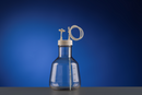 3L Wide-mouth High Efficiency Erlenmeyer Flask with Baffles,  with Bi-directional Transfer Cap with TPE Tube (50cm 1/8" ID 1/4" OD), Vent Filter (0.22 μm Φ24mm), Sterile, 1/pk, 4/cs