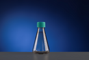 1000 mL PC Conical Erlenmeyer Flasks, with Baffles, Vent Filter Caps, Sterile,1/pk, 6/cs