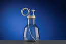 5L High Efficiency Erlenmeyer Flask with Large Membrane Size Bi-directional Transfer Cap with TPE Tube (60cm 1/8" ID 1/4" OD), Sterile, 1/pk, 4/cs