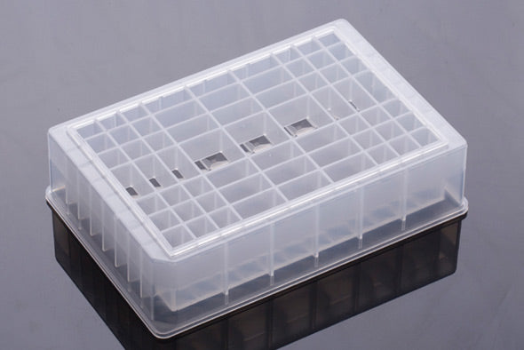 Reservoir microplates without caps, single well, 12 channel troughs, medium profile 44.5mm height, 290ml, non-Sterile, 10/pk, 50/cs