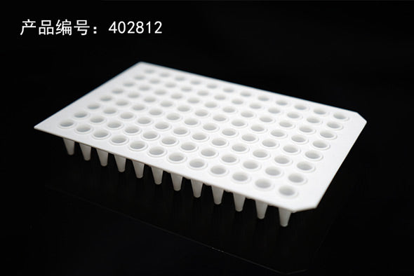 40 μl 384 Well PCR Plates, Semi Skirt, Compatible with Roche Machine, White, A24 Notch, Non-sterile, 10/pk, 50/cs