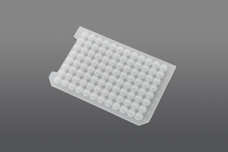 96 Well Round well Silicone Sealing Mat, 2.0 ml, Sterile, 10/pk, 50/cs