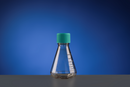 500 mL PC Conical Erlenmeyer Flasks, with Baffles, Vent Filter Caps, Sterile,1/pk, 12/cs