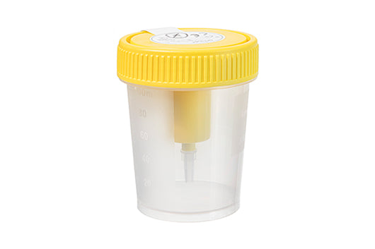 Urine Cup with integrated Transfer Device 100 ml