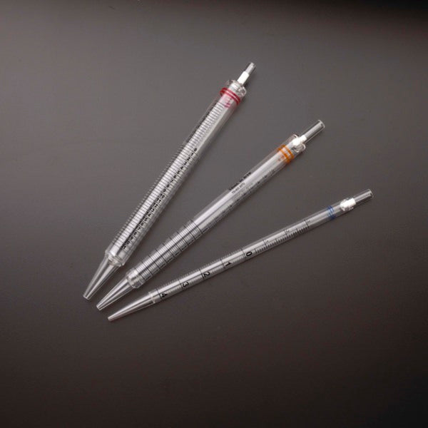 10mL Short Serological Pipet, Individual Paper/Plastic Wrapper Packed in Bags, Sterile