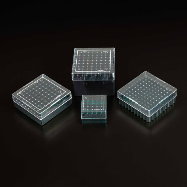 100 Place Storage Box for CF Cryogenic Vial, Polycarbonate, Non-sterile