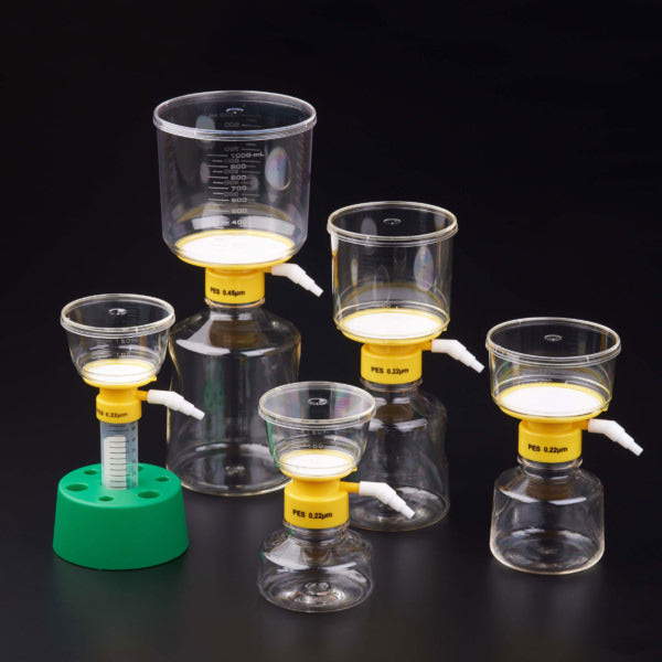 150mL Filter System, 0.45μm PES Filter, 50mm Diameter, Sterile
