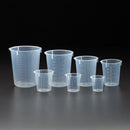 30mL Graduated Beaker, Polypropylene, Non-sterile Case/100