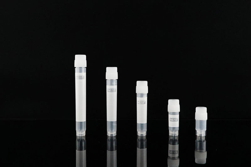 4.0 mL Cryogenic Vial, Self-Standing, External Thread, Sterile, 9*9/rack,  8 racks /cs,648 vials/cs