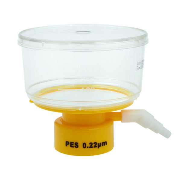 250mL Bottle Top Filter, 0.22μm PES Filter, 75mm Diameter, Sterile