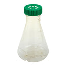 2L Erlenmeyer Flask, Vent Cap, Baffled Bottom, Sterile