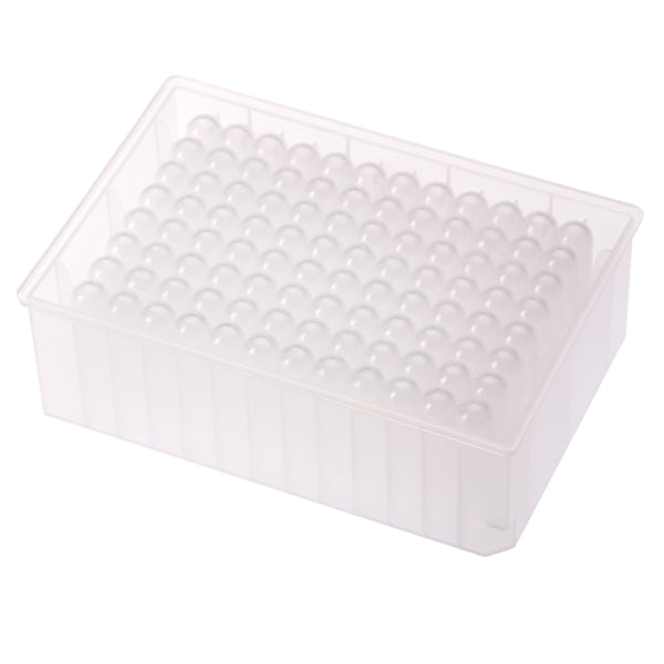 2.0mL 96 Deep Well Storage Plate, PP, Round Well, Round Bottom, Non-sterile