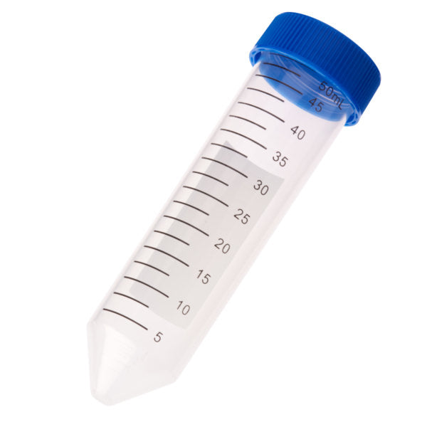 50mL Centrifuge Tube, Blue Cap - Bag, Sterile