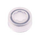 CAP ONLY, Clear Screw Top Micro Tube Cap, O-Ring, Translucent, Sterile