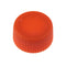 CAP ONLY, Orange Screw Top Micro Tube Cap, O-Ring, Opaque, Non-sterile