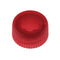 CAP ONLY, Red Screw Top Micro Tube Cap, O-Ring, Translucent, Non-sterile