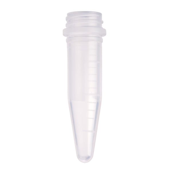 TUBE ONLY, 1.5mL Screw Top Micro Tube, Conical Bottom, Graduated, Non-sterile