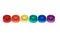 CAP ONLY, Assorted Color Screw Top Micro Tube Cap, O-Ring, Translucent, Non-sterile