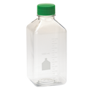 1000mL Media Bottle, Square, PET, Individually Wrapped, Sterile