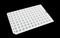 0.2ml 96 Well PCR Plate, No Skirt,  White, H1 notch,  100/cs