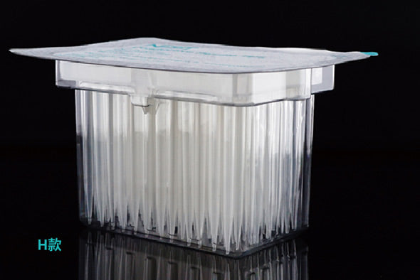 1000 μl Robotic Tips for Hamilton, Clear, Box-packed, Sterile, With barcode, 96/rack, 10 racks/pk, 50 racks/cs