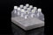 500 mL PET Square Media Bottles, Square Shoulder Style, Tray-Packed, Sterile, 20/pk, 80/cs