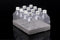 500mL PET Square Media Bottless, Square Shoulder Style, Sterile, 8/pk, 24/cs