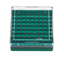 100 Place Storage Box for CF Cryogenic Vial, Polycarbonate, Non-sterile