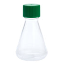 250mL Erlenmeyer Flask, Solid Cap, Plain Bottom, PETG, Sterile