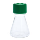 125mL Erlenmeyer Flask, Vent Cap, Plain Bottom, PETG, Sterile