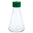 500mL Erlenmeyer Flask, Vent Cap, Plain Bottom, PETG, Sterile