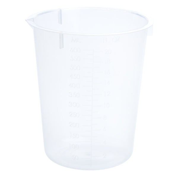 600mL Graduated Beaker, Polypropylene, Non-sterile