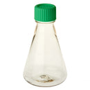 500mL Erlenmeyer Flask, Vent Cap, Plain Bottom, PC, Sterile