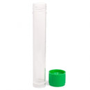 12mL Transport Tube, Green Cap - Bag, Sterile (Caps and Tubes Packed Separately)